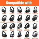 Headphone Case Compatible with Glynzak/BERIBES/TOZO/KVIDIO/Beats/Soundcore Anker/JBL Noise Cancelling Over-Ear Headphones, Rose Gold