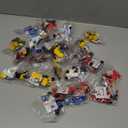 Sawaruita 30Pack Mini Cars Easter Building Blocks Party Favors for Kids-Bulk Fire Truck,City Police Car,Construction Vehicle for Birthday Goodies Bag Filling,Classroom Prizes for Boys 6-12