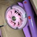 Dribbl 3-Wheel Kids Scooter - Lean-to-Steer Technology, Adjustable Height Handlebar, Wide Anti-Slip Deck, Scooter for Boys & Girls Ages 3+, Child Safety Approved, Support Riders Up to 165 lbs, Purple