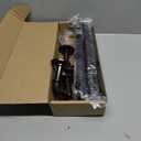 Brown Curtain Rods 18 to 120 Inch, Industrial Curtain Rods,Adjustable Length,1 in Diameter Pipe,Wall or Ceiling Mounted,for Bedroom and Living Room(Antique Bronze 18 to 120)