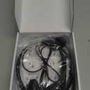 2.5mm Phone Headset with Microphone Noise Cancelling & Volume Controls, Office Telephone Headphone Compatible with Panasonic AT&T VTech RCA Cisco SPA Cordless Landline Phones, Ultra Comfort (Black)