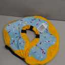 Recovery Donut Collar for Dogs & Cat, Inflatable Dog Cone Collar Alternative After Surgery, Soft Cone for Large Medium Small Dog, Adjustable Pet Neck Donut(Blue, Small) (S Neck 4"-7")