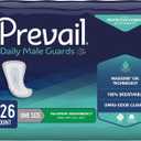 Prevail Proven - Male Incontinence Guards - Bladder Leak Guards - Maximum Absorbency - Count of 126 (Packs of 9) (One Size)