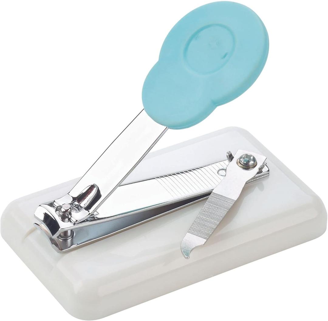 Peta Table Nail Clipper PNC-3 - Mounted and Non-Slip - Plastic Base with Rubber Feet - for Anyone with Poor Hand Control, Weak Hand Strength and Tremors