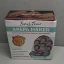 Baker's Friend Electric Arepas Maker with Browning Control, Mini Pancakes Maker, Pancake Maker Pan, Tostiarepa, Makes Corn Patties, Arepas, Mini Pancakes, Fried Eggs, Breakfast Sandwiches, Aqua