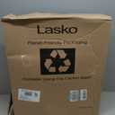 Lasko Pedestal Fan, Oscillating Fan for Bedroom with Adjustable Height and 3 Cooling Speeds, Portable, 18", Black, 1827