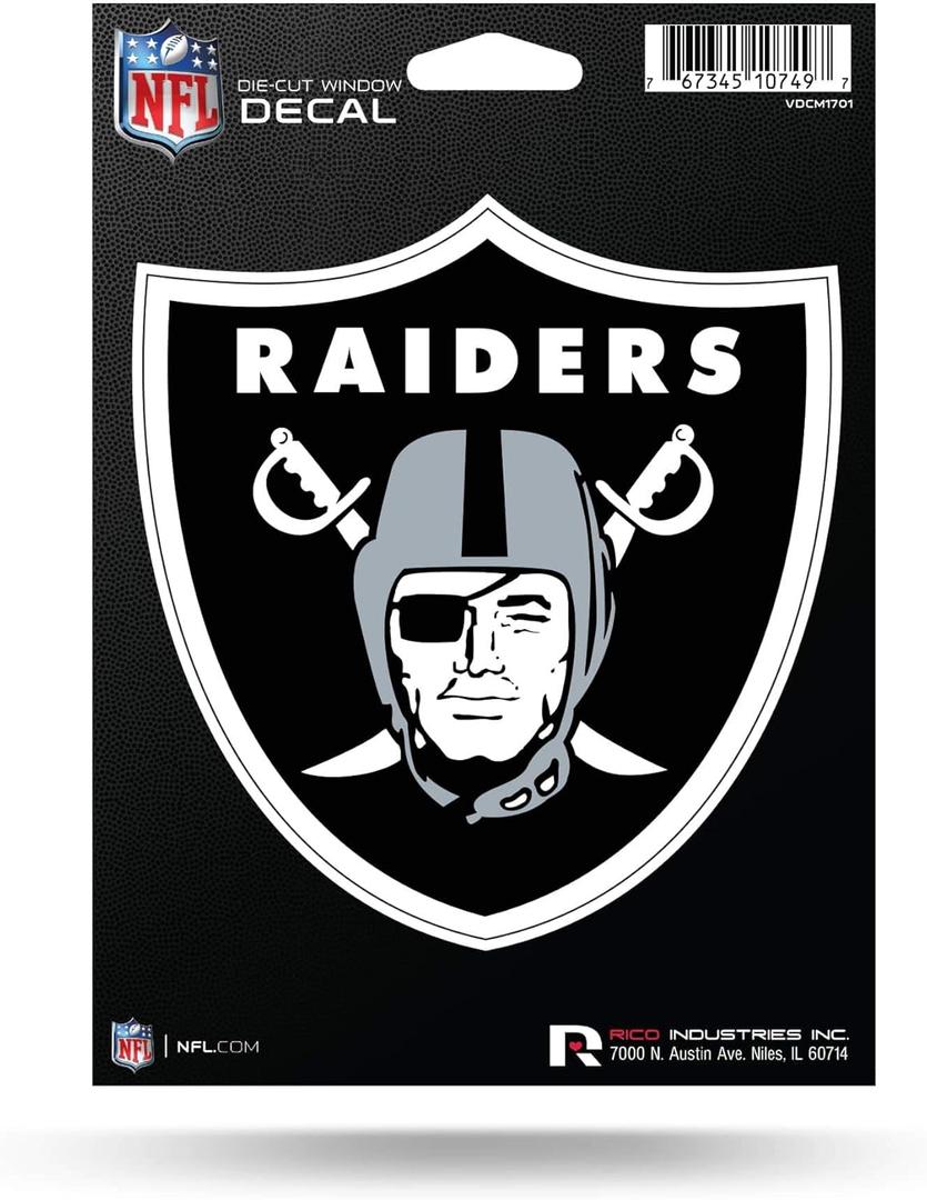 Rico Industries NFL Medium Die Cut Decal