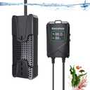 Aquarium Heater 300W/500W/800W/1000W for 20-300 Gal, Fish Tank Heater with Intelligent Leaving Water Automatica Stop Heating and Overheating Protection, for Freshwater & Saltwater