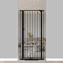 57" Extra Tall Cat Gate for Doorways, 29.1'' - 33.9'' Wide High Pressure Mounted Dog Gate, Tall Pet Gates for Doorways No Drilling, Auto Close Safety Baby Gates for Dogs Cats