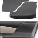 FZJDSD 2pcs Black Auto Door Panel Armrest Cover Replacement Compatible with Honda Odyssey 2011 2012 2013 2014 2015 2016 2017 Microfiber Leather Car Door Armrest Replacement Anti-Scratch