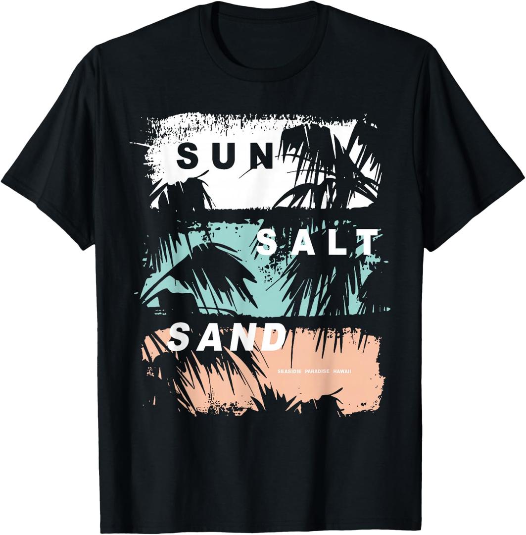 Sun Salt Sand T-Shirt (Black, S)