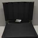 SPORT BEATS Stadium Seats with Back Support Bleacher Chairs with Back and Cushion Thick Padded Bleacher Seats Includes Shoulder Strap Black 1pc Regular - 17" W x 12" D x 16.5" H