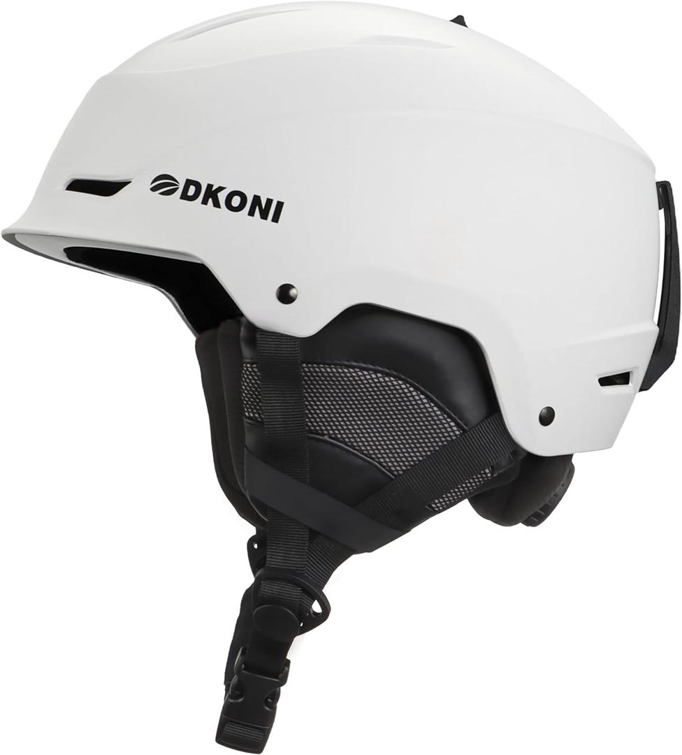 Ski Helmet, Snowboard Helmet for Men & Women, Three-Stage Adjustable Ventilation System, Adjustable Fit, Durable PC Shell, Protective EPS Foam, Snow Sports Helmet for Adults, Youth & Kids (Medium: 21.2-22.5 inch (54-58cm)