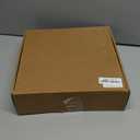 Drink Table, Drink Tables for Small Spaces, Modern Accent Nightstand with Solid Wood Leg for Living Room, Bedroom, Bathroom, Brown