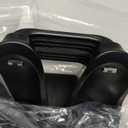 CIRCLE JOY Electric Salt and Pepper Grinder Set Automatic Salt and Pepper Mills Set with Easy-to-Carry Charging Base and LED Light, USB Rechargeable, Upgrade External Adjustable Coarseness (03/White&Black/Charging Base)