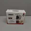 Bialetti - Mini Express Magritte: Moka Set includes Coffee Maker 2-Cup (2.8 Oz) + 2 shot glasses, Red, Aluminium