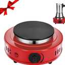 Artilife 500W Mini Hot Plate Small Hot Plate,Moka Pot Hot Plate,Portable Hot Plate,Perfect Size for Moka Pot