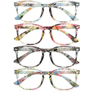 BLS BLUES Reading Glasses for Women/Men, Readers for Women/Men, Eye glasses, Blue Light Reading Glasses, Cheaters, Eyeglasses, +3,5