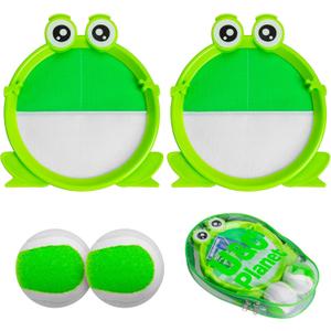 Toss and Catch Ball Game Set, Sticky Ball Paddle Catch Game for Kids, Summer Outdoor Backyard Beach Pool Yard Toy Gift for Boys Girls Ages 3-12