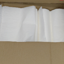 TIDI 618 Avalon Papers Chiro Headrest Roll, Fluid and Barrier Protection, Absorbent Crepe Paper, White, 8.5" Width, 125' Length, Pack of 25