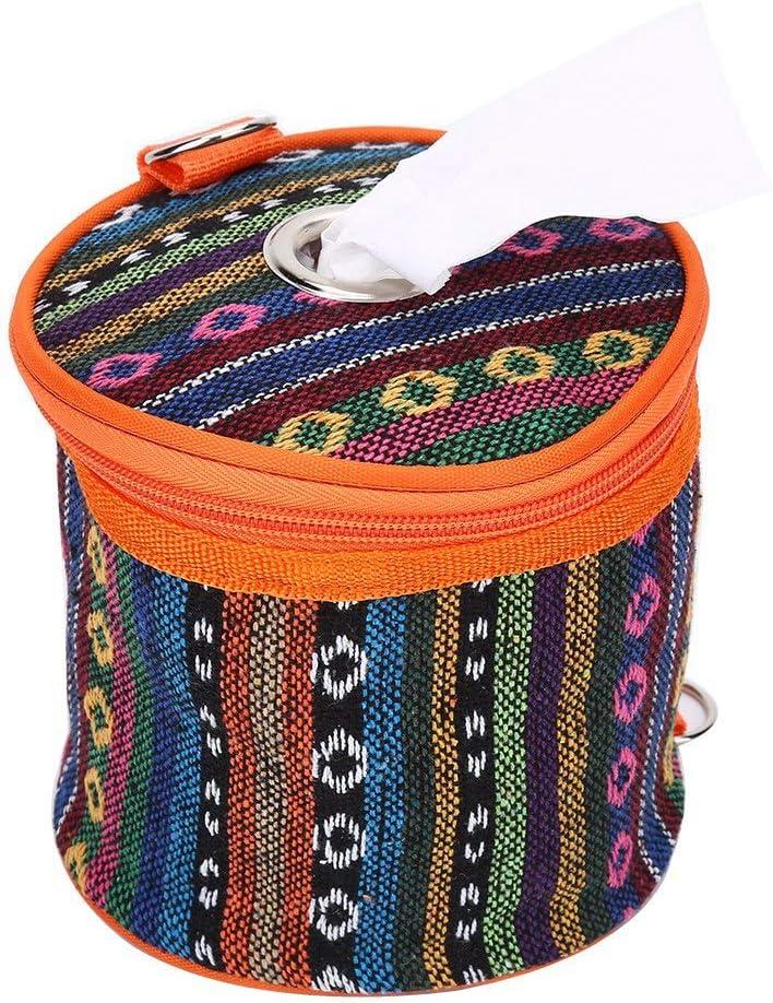 Tissue Box Holder Cover Camping Tissue Case Storage Bag Organizers for Home Office Car Hiking Hanging