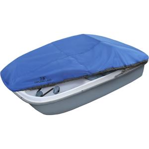 Explore Land Pedal Boat Cover - Waterproof Heavy Duty Outdoor 3 or 5 Person Paddle Boat Protector, Blue