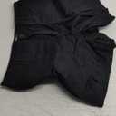 Amazon Essentials Women's Mid-Rise Slim-Fit 5 Inch Inseam Khaki Short (Available in Straight and Curvy Fits) (12, Black)