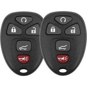 Vurkcy Key Fob Replacement for 07-14 Chevy Suburban Tahoe/ 09-17 Traverse/ 07-14 GMC Yukon/ 08-17 Acadia Buick Enclave/ 07-13 Escalade Car Keyless Entry Remote Control,OUC60270 OUC60221,2Pcs
