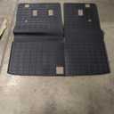 Floor Mats & Cargo Liner with Backrest Mat for Honda Pilot 2023 2024 2025 All Weather Protection TPE Rubber Full Set Floor Liners Trunk Mat for 2024 Honda Pilot Automotive Accessories, Black