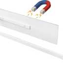 Magnetic Paper Towel Holder for Fridge, Toilet Paper Roll Holder Magnetic Paper Towel Rack Wall Mount Fridge Organizer for Papers Towels Roll Bathroom Toilet Garage RV Decor Kitchen Organization White