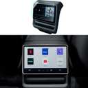 Model 3 Rear Screen Protector for 2024 2025 Tesla Model 3 Accessories 8'' Tempered Glass Center Control Touchscreen Car Dashboard Rear Seat TV Display Protector Anti Fingerprint HD Clear