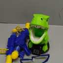 Movable Dinosaur Shooting for Toys Kids 4-6, Electronic Kids Target Games with 2 Air Pump Guns, LCD Score Record, Sound, 48 Foam Balls, Birthday Gifts for 3 4 5 6 7 8 9 Year Old Boys Girls