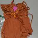 Avidlove Lingerie for Women Lace Babydoll Sleepwear Boudoir Outfits Plus Size Langeray (Large, Orange)