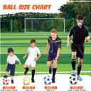 Soulchen 48 Pcs Deflated Soccer Ball Bulk with 2 Pcs Pump Outdoor Indoor Soft Sport Soccer Ball for Kids Teens Young Adults Training Practice Outdoor Indoor Birthday Party Gifts(Size 3)