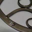 Panacea 12": Square Tube Scroll Plant Caddy Bronze
