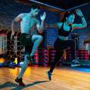 Men's Athletic Running Shorts Quick Dry Workout Gym Shorts 7" Lightweight Sports Active Training Tennis Hiking Shorts (Blue, S)