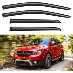 Window Visors Rain Guards Shield for 2009-2020 Dodge Journey, Window Vent Wind Deflectors Visors Shades for 09-20 Dodge Journey