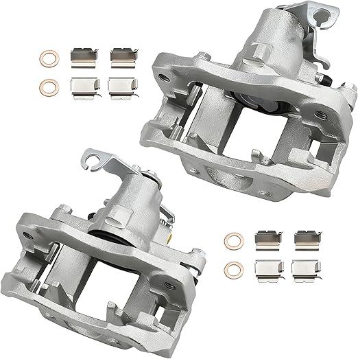 DRIVESTAR 18B5080 18B5081 Rear Brake Calipers, fit 2008-2012 for Chrysler Town and Country, 2008-2012 for Dodge Grand Caravan, 2008-2012 for Volkswagen Routan, 2012-2013 for Ram C/V