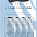 2 x Fussie Cat Tuna with Ocean Fish Puree, Lickable cat Treats, 0.5oz Pouch Pack of 4 (EXP 01/11/26)