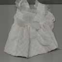 Kuoser Dog Dress, Cute Dog Dresses for Medium Dogs Girl Elegant Puppy Tutu with Bow-Knot, Doggie Princess Costume Pet Outfit for Birthday Party Christmas Halloween Wedding, White M