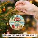 Retirement Christmas Ornament 2025  Unique Retirement Gift for Women Men, Nurses, Teachers  Appreciation Farewell Gift for Coworkers, Boss, Manager  Ceramic Retired Ornament Keepsake