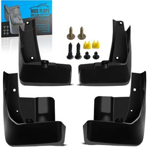 KEYOOG Front & Rear Mud Flaps Splash Guards Fit for 2020 2021 2022 2023 2024 Sub-aru Outback 4-Door Wagon (B16), 4-Pc Set Easy to Clean and Install, Without Side Skirts or Body Modifications, Black