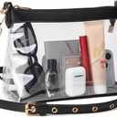 Wuflyover Clear Bag for Stadium Events, Clear Purses for Women, Stadium Approved Crossbody Bag