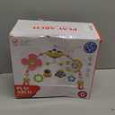 Orzbow Stroller Arch Toy for Baby, Musical Carseat Toys Hanging with Teething, Baby Mobile for Crib Bassinet Car Seat and Bouncer, Car Seat Activity Toy for Babies 0-12 Months (Space)