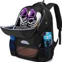 DSLEAF Basketball Backpack for Men, Soccer Bag with Ball Compartment & Shoe Compartment for Basketball, Soccer, Volleyball Training