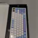 EPOMAKER X Aula F75 MAX Wireless Mechanical Keyboard with TFT Screen and Knob, Gasket Gaming Keyboard in 75% Layout, Hot Swappable, RGB Backlight, for PC/Mac/Linux (Blue&White&Purple)