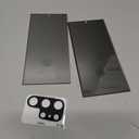 2 Pack Glass Privacy Screen Protector for Samsung Galaxy S23 Ultra 5G, 9H Tempered Glass, Ultrasonic Fingerprint Compatible,HD Clear Anti-Spy Film for Galaxy S23 Ultra Glass Screen Protector