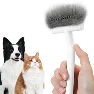 aumuca Undercoat Rake for Dogs & Cats  Deshedder & Grooming Brush  Dog Brush & Cat Brush for Long or Short Hair  Dematting Comb for Matted Fur, Kitten, Puppy, Rabbit, Horse