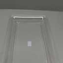 Bluesky Trading Clear Plastic Rectangular Serving Tray - Pack Of 5 - Elegant Design, Perfect For Weddings, Birthday Parties, Hosting, Entertaining, Special Events, Everyday Use, & More