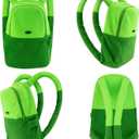 DAZCOS Green Medium Backpack Unisex Cosplay Costume Accessories Bag for Adult Everday Use Party (Green)